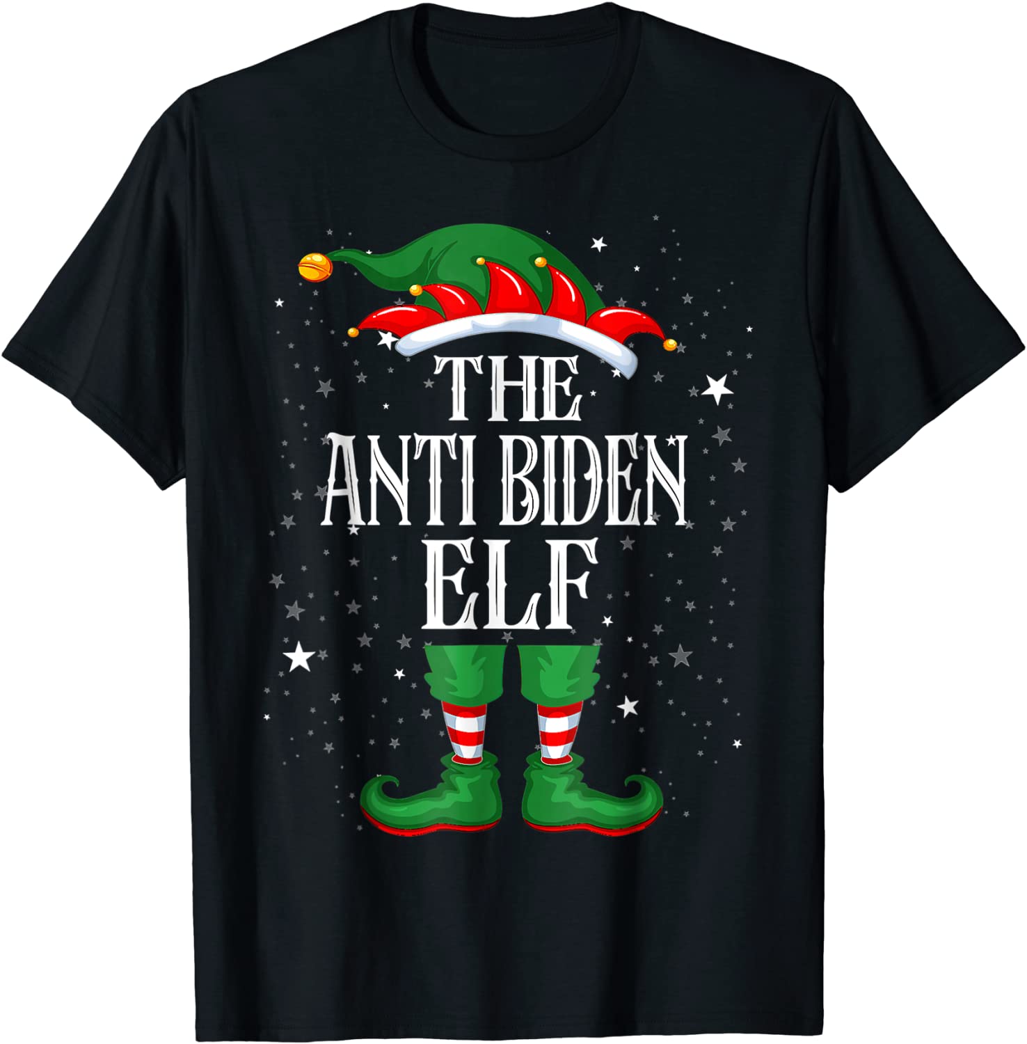 Christmas Elf Matching Family Group The Anti Biden 2021 Shirt
