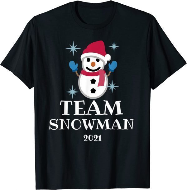 Christmas Family Matching Group Pajamas Xmas Team Snowman Classic Shirt