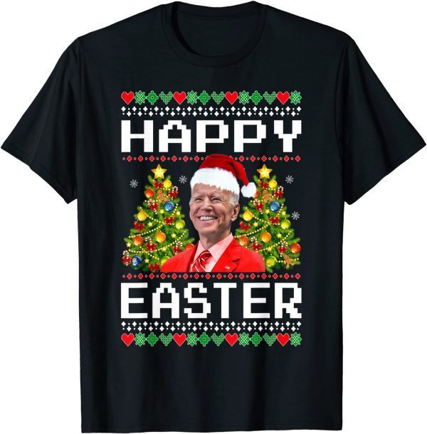 Christmas Joe Biden Happy Easter Ugly Christmas Sweater Classic Shirt