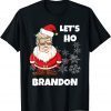 Christmas Let's Go Brandon Anti Liberal Santa Claus Xmas Classic Shirt