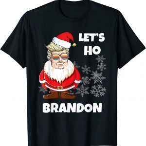 Christmas Let's Go Brandon Anti Liberal Santa Claus Xmas Classic Shirt