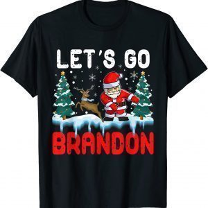 Christmas Let's Go Brandon Dabbing Santa Chistmas 2021 Limited Shirt