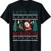 Christmas Let's Go Brandon Santa Dabbing Snowman Reindeer 2021 Shirt