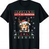 Christmas Let’s Go Brandon Santa Xmas Dog Classic Shirt
