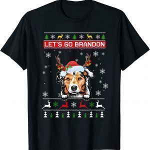 Christmas Let’s Go Brandon Santa Xmas Dog Classic Shirt