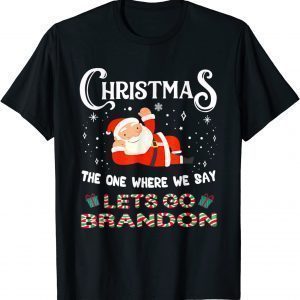 Christmas Let's Go Branson Brandon Anti Liberal T-Shirt