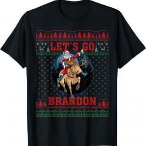 Christmas Let's go Brandon Santa Gift T-Shirt