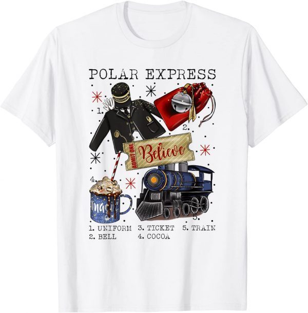 Christmas North Pole Polar Express All Abroad Xmas Santa Classic T-Shirt