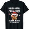 Christmas Pizza Joke Shiba Inu Dog Santa Hat Xmas 2022 Classic Shirt