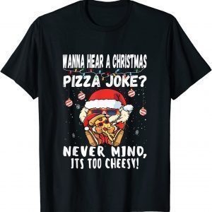 Christmas Pizza Joke Shiba Inu Dog Santa Hat Xmas 2022 Classic Shirt