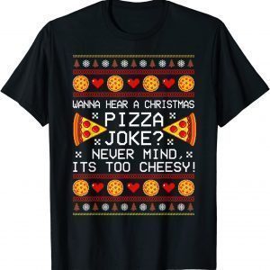Christmas Santa Pizza Joke Family Holiday Party Xmas Gift Shirt