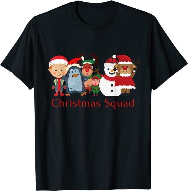 Christmas Squad Matching Family Group Christmas Party Pajama Unisex Shirt