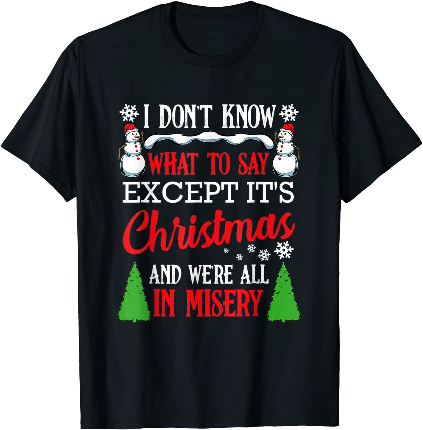 Christmas Vacation Misery Xmas Santa Family Shirt