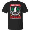 Christmas is better with a German shepherd dog Christmas 2021 shirt