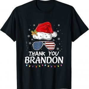 Christmas thank you Brandon Santa Claus Xmas Gift Shirt