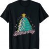 Christmas tree Dear Santa books only T-Shirt