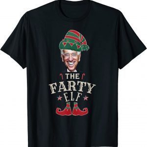 Conservative Republican Christmas Humor The Farty Biden Elf Classic T-Shirt