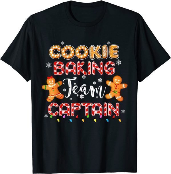 Cookie Baking Team Captain Gingerbread Christmas Classic Shirt