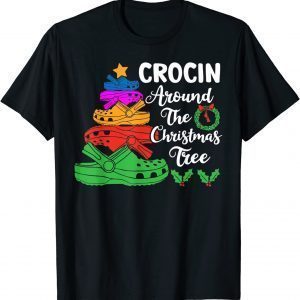 Crocin Around The Christmas Tree Lights Xmas Pajama 2021 Shirt
