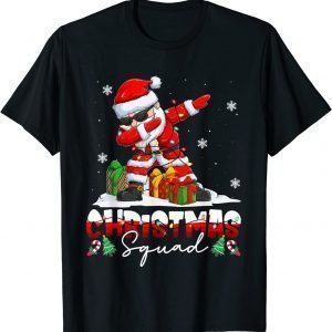 Dabbing Santa Christmas Squad Matching Christmas Pajama Classic Shirt