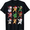 Dabbing Santa Elf Friends Christmas 2022 Shirt