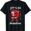 Dabbing Santa Let's Go Branson Brandon Christmas Pajama Limited Shirt