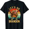 Dabbing Turkey Trump Let’s go Brandon Conservative Vintage Classic Shirt