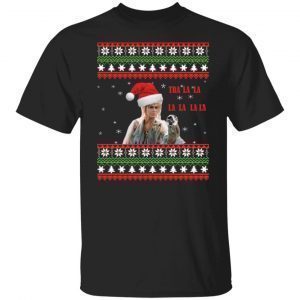 David Bowie tra la la la la la Christmas shirt