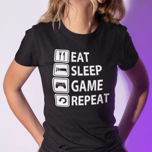 Eat Sleep Game Repeat Shirt