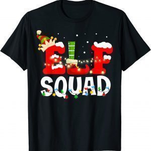 Elf Squad Family Christmas Matching Pajamas Xmas Classic Shirt