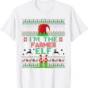 Family Matching Ugly I'm The Farmer Elf Christmas Classic Shirt