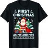 First Christmas As Mr And Mrs Family Matching Xmas Holiday T-Shirt