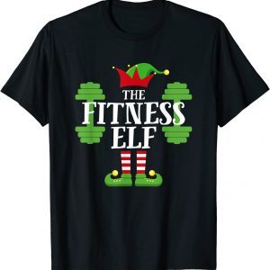 Fitness Elf Family Matching Christmas Group Elf Pajama 2021 Shirt