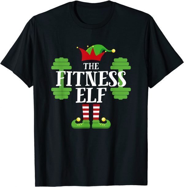 Fitness Elf Family Matching Christmas Group Elf Pajama 2021 Shirt