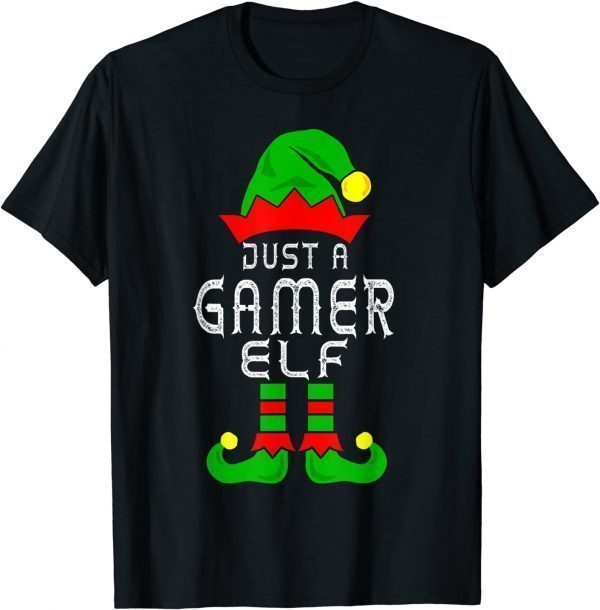 Gamer Elf Family Christmas Matching Pajama Classic Shirt