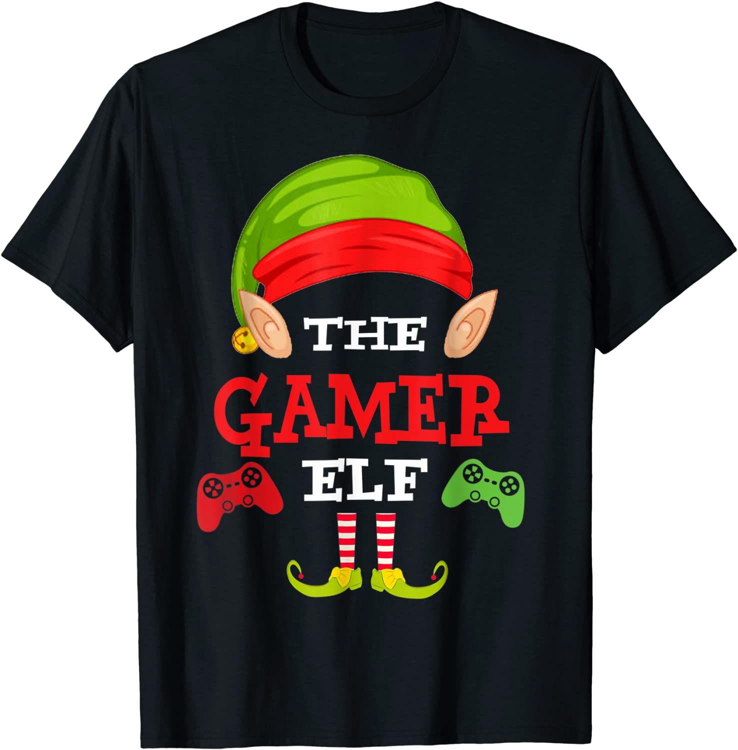 Gamer Elf Matching Family Group Christmas Pajama 2021 Shirt