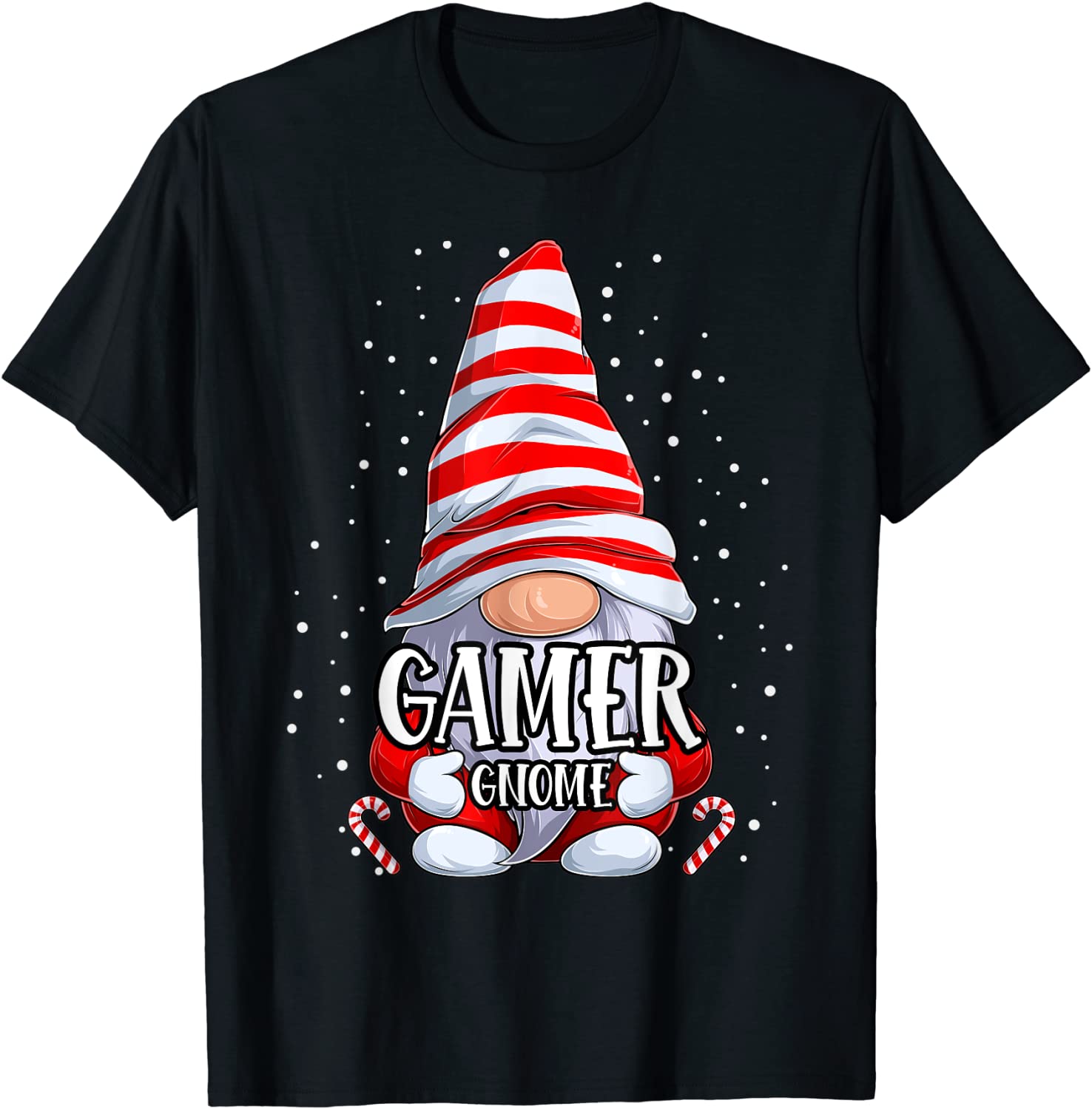 Gamer Gnome Christmas Pajamas Matching Family Group Gift Shirt