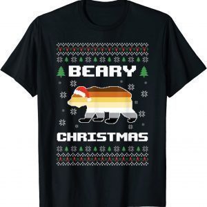 Gay Pride LGBTQ Ugly Christmas Sweater Xmas Beary Christmas Gift T-Shirt