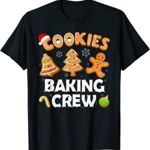 Gingerbread Team Cookie Baking Crew Christmas Santa Family T-Shirt