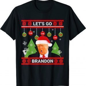 Go Brandon Let's Go Christmas Trump Santa Christmas Classic Shirt