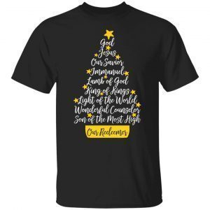 God Jesus our savior Immanuel lamb of god Christmas Gift T-shirt
