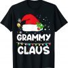 Grammy Christmas Pajama Family Lights Santa 2021 T-Shirt