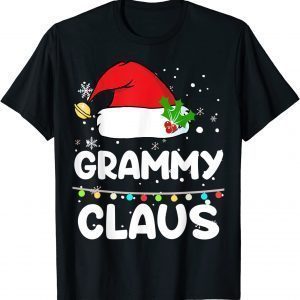 Grammy Christmas Pajama Family Lights Santa 2021 T-Shirt