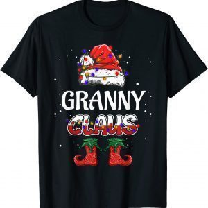 Granny Claus Christmas Pajama Family Matching Xmas 2021 Shirt