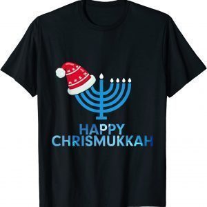 HAPPY CHRISMUKKAH Hanukkah Chanukah Jewish 2021 T-Shirt