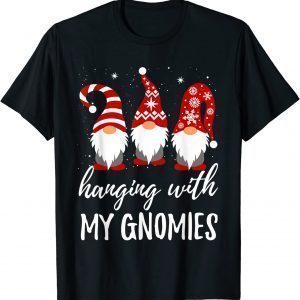 Hanging With My Gnomies Christmas T-Shirt