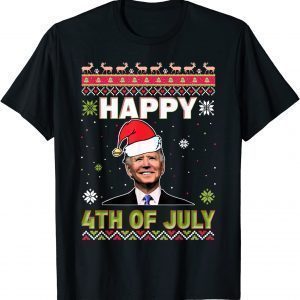 Happy 4th of July Biden Ugly Christmas Sweater 2021 Shirt