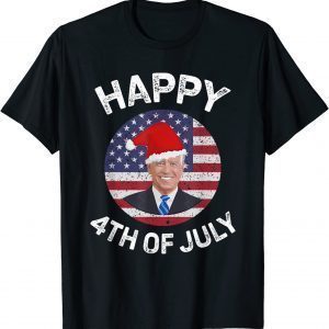 Happy 4th of July Christmas Joe Biden President Classic Shirt