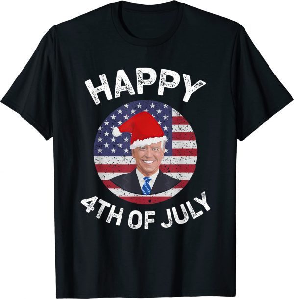 Happy 4th of July Christmas Joe Biden President Classic Shirt