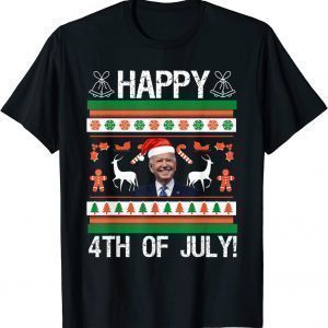 Happy 4th of July Christmas Santa Joe Biden President Limited Shirt